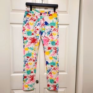 Like an Angel color bust super stretch white jean pants